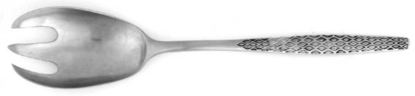 Variation IV (Stainless, No Black Accent) Solid Serving Fork