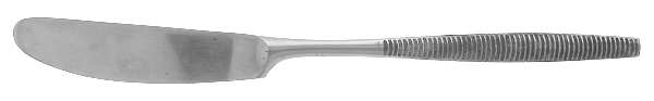 Variation VI (Stainless, No Black Accent, Germany) Flat Handle Butter Spreader