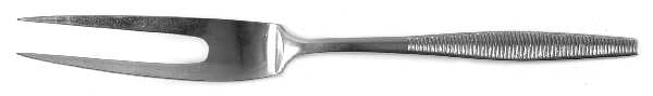 Variation VI (Stainless, No Black Accent, Germany) Large Stainless-Prong Roast Carving Fork