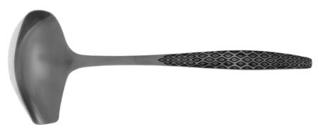 Variation IV (Stainless, Black Accent) Solid Gravy Ladle