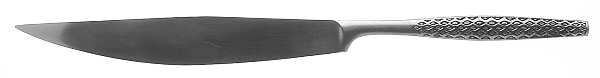 Variation IV (Stainless, Black Accent) Large Stainless Blade Roast Carving Knife