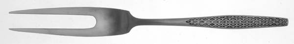 Variation IV (Stainless, Black Accent) Large Stainless-Prong Roast Carving Fork