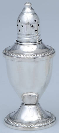 Sterling Hollowware Weighted Pepper Shaker