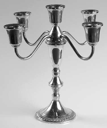 Sterling Hollowware Medium 5-Light Candelabra