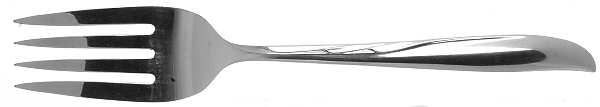 DCS2 (STAINLESS) Medium Solid Cold Meat Serving Fork