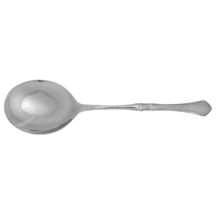 Basque (Stainless) Casserole Spoon with Smooth Stainless Bowl HC