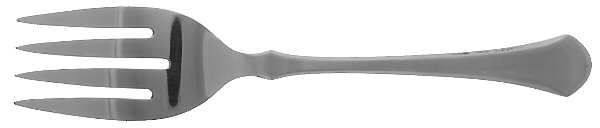 Basque (Stainless) Medium Solid Cold Meat Serving Fork