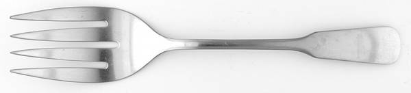 DLI10 (Stainless) Medium Solid Cold Meat Serving Fork