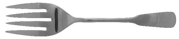 Europe-Europa (Stainless) Medium Solid Cold Meat Serving Fork