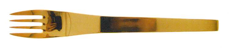 Golden Picasso (Gold Electroplate) Individual Salad Fork