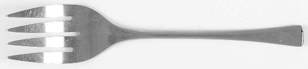 Guernica (Stainless, Satin) Medium Solid Cold Meat Serving Fork