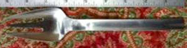 Mod. Cadiz (Stainless, Glossy) Medium Solid Cold Meat Serving Fork