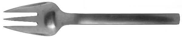 Mod. Cadiz (Stainless, Satin) Medium Solid Cold Meat Serving Fork