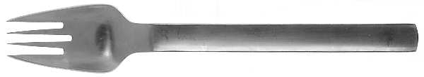 Mod. Cadiz (Stainless, Satin) Individual Salad Fork
