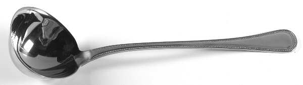 Pearls (Stainless) Solid Soup Ladle