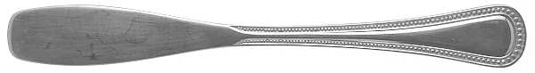 Pearls (Stainless) Flat Handle Butter Spreader