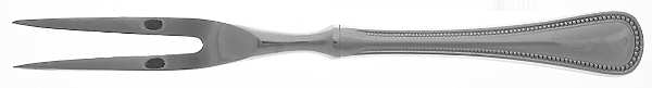 Pearls (Stainless) Small Steak Carving Fork with Stainless Prongs