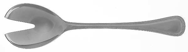 Pearls (Stainless) Solid Salad Serving Fork