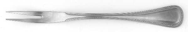 Pearls (Stainless) Small 2-Tine Cold Meat Serving Fork