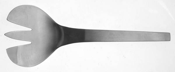Picasso (Stainless, Satin) Large Solid Fish Serving Fork