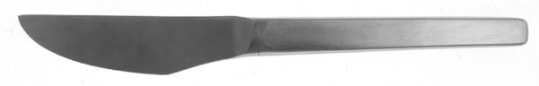 Picasso (Stainless, Satin) Dessert Knife with Stainless Blade