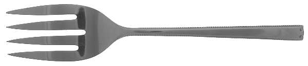President (Stainless) Medium Solid Cold Meat Serving Fork