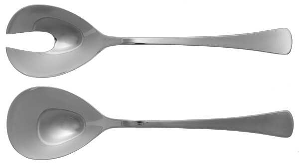 Royale-Royal (Stainless, Glossy) (2 Pc) Solid Salad Set