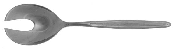 Toledo (Stainless, Ridges) Solid Salad Serving Fork