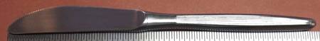 Toledo (Stainless, Ridges) Dessert Knife with Stainless Blade