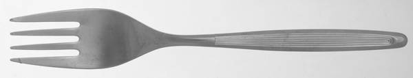 Toledo (Stainless, Ridges) Individual Salad Fork