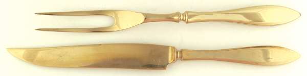 Regal (Dirilyte, Possible Clover Backstamp) Small Stainless Blade 2-Piece Steak Carving Set