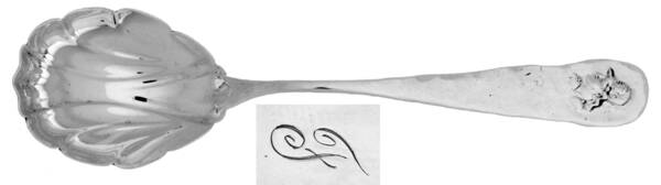 Medallion (Sterling, 1885) Small Sugar Shell Spoon