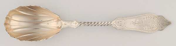 No 1 (Sterling, 1869) Sugar Shell Spoon