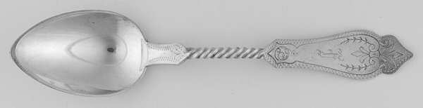 No 1 (Sterling, 1869) Dessert/Oval Soup Spoon