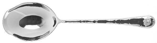 DVO1 (SILVERPLATE) Solid Smooth Casserole Spoon