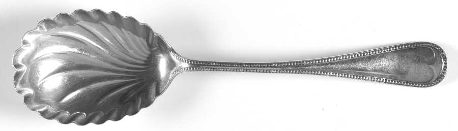 Bead (Sterling, 1893) Small Solid Berry/Casserole Spoon