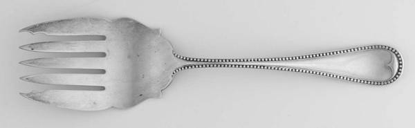 Bead (Sterling, 1893) Large Solid Tined Sardine Serving Fork