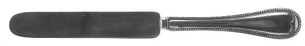 Bead (Sterling, 1893) Solid Dessert/Tea Knife