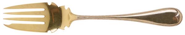 Bead (Sterling, 1893) Individual Solid Fish Fork