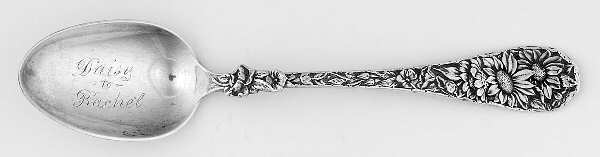 Bouquet (Sterling, 1875) Dessert/Oval Soup Spoon