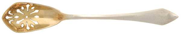 Chatham (Sterling, 1915) Pierced Bowl Short Handle Olive Spoon