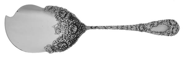 Chrysanthemum (Sterling, 1893) Solid Fried Oyster Server