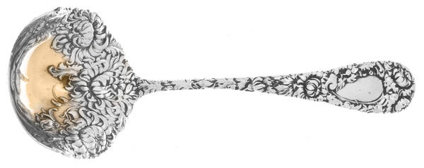 Chrysanthemum (Sterling, 1893) Solid Piece Cream Ladle