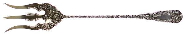 Chrysanthemum (Sterling, 1893) Large Lettuce Serving Fork