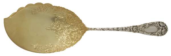 Chrysanthemum (Sterling, 1893) Large Solid Ice Cream Server