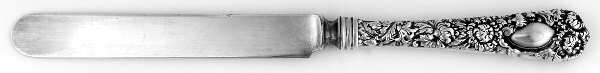 Chrysanthemum (Sterling, 1893) Youth/Tea Knife with Silverplate Blade
