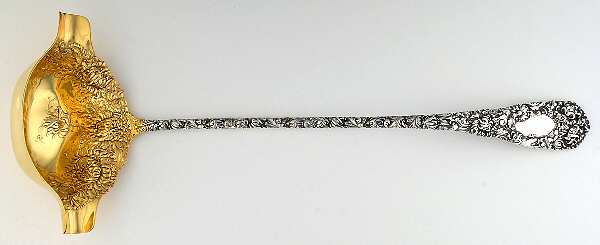 Chrysanthemum (Sterling, 1893) Punch Ladle Solid Piece