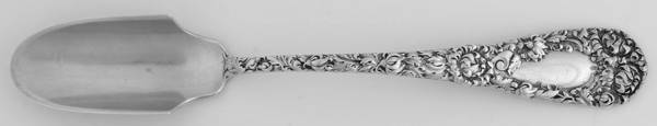 Chrysanthemum (Sterling, 1893) Solid Large Cheese Scoop