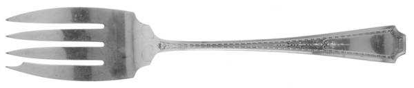Colfax (Sterling, 1922) Medium Solid Cold Meat Serving Fork