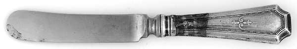 Colfax (Sterling, 1922, Monograms) Baby Knife with Stainless Blade
